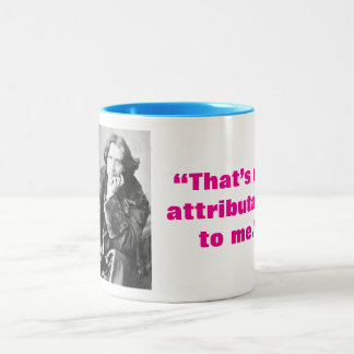 Caneca De Café Em Dois Tons Wilde Statement Mug