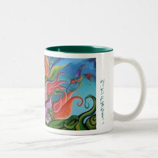 Caneca De Café Em Dois Tons Wildflowers