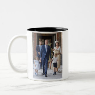 Caneca De Café Em Dois Tons William, Kate e crianças