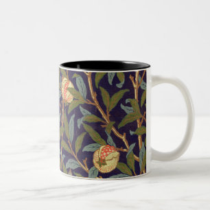 Caneca De Café Em Dois Tons William Morris Bird E Pomegranate Vintage Floral