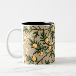 Caneca De Café Em Dois Tons William Morris Floral Fruta Garden Flower Classic