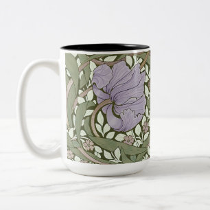 Caneca De Café Em Dois Tons William Morris Pimpernel Vintage Pattern Two-Tone
