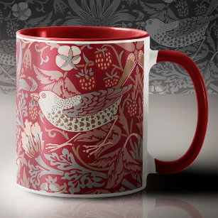 Caneca De Café Em Dois Tons William Morris Strawberry Thef Coffee Mug