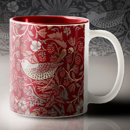 Caneca De Café Em Dois Tons William Morris Strawberry Thef Coffee Mug