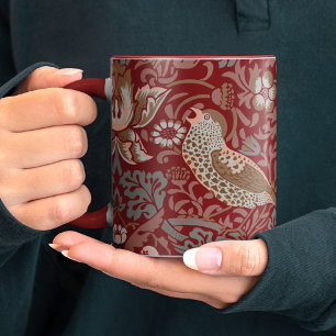 Caneca De Café Em Dois Tons William Morris Strawberry Thef Coffee Mug