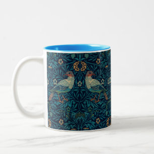 Caneca De Café Em Dois Tons William Morris Vintage