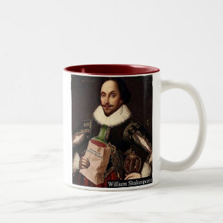Caneca De Café Em Dois Tons William Shakespeare