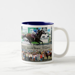 Caneca De Café Em Dois Tons William T. 5-30-09 alto