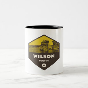 Caneca De Café Em Dois Tons Wilson State Park Kansas