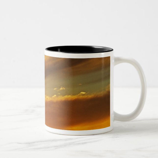 Caneca De Café Em Dois Tons Windmill e Sunset, William Creek, Oodnadatta (Direita)