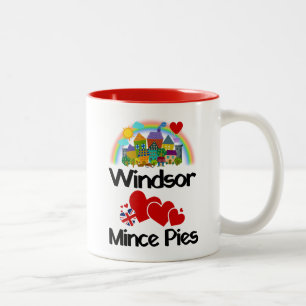Caneca De Café Em Dois Tons Windsor, Berkshire UK ama pequenas tortas
