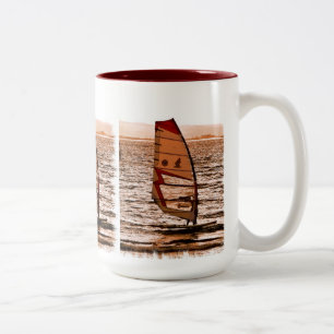 CANECA DE CAFÉ EM DOIS TONS WINDSURFING