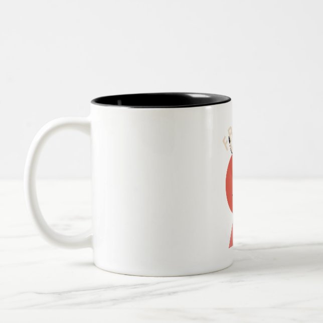 Caneca De Café Em Dois Tons Winner Biker Retro Style Freedom (Esquerda)