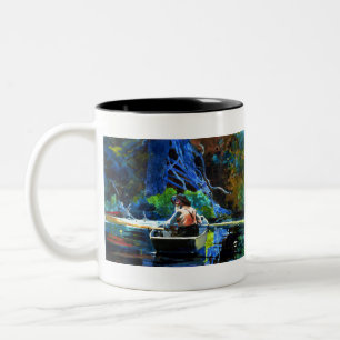Caneca De Café Em Dois Tons Winslow Homer The Adirondack Guide