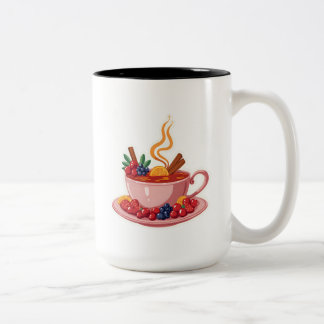 Caneca De Café Em Dois Tons Winter Berry Tea