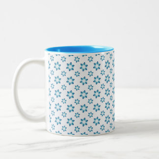 Caneca De Café Em Dois Tons Winter Mugs with Snowflakes