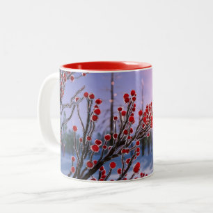 Caneca De Café Em Dois Tons Winterberry in Ice Mug