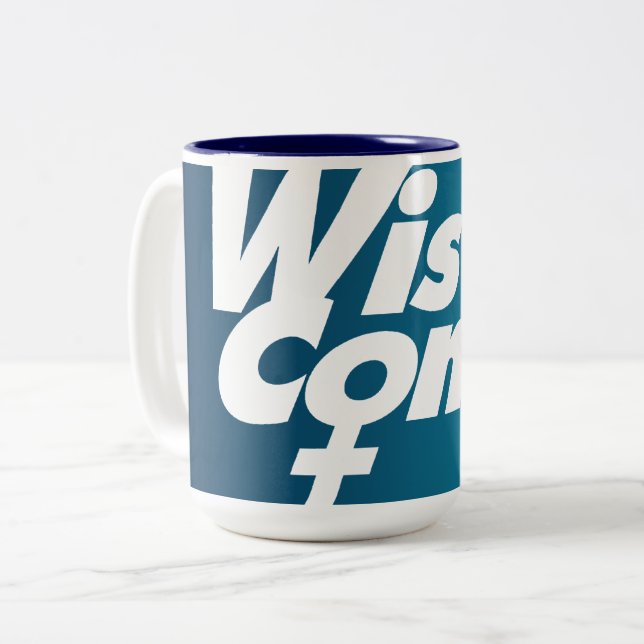 Caneca De Café Em Dois Tons Wiscon Mug (Frente Esquerda)