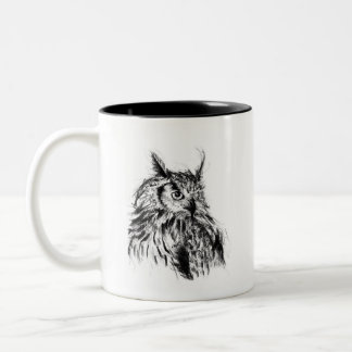Caneca De Café Em Dois Tons Wisdom Owl