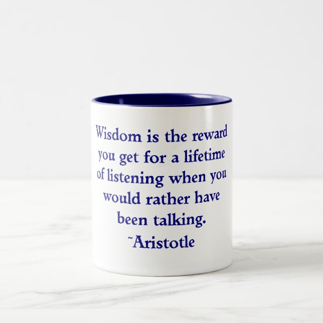 Caneca De Café Em Dois Tons Wisdom Reward Mug (Centro)