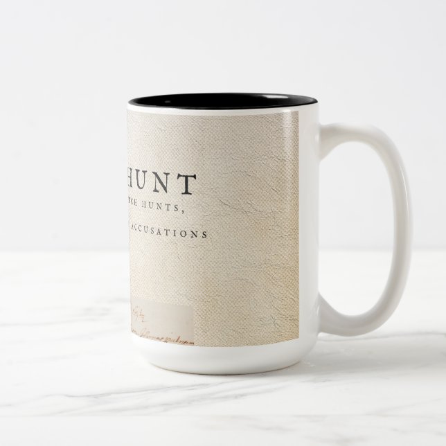 Caneca De Café Em Dois Tons Witch Hunt Podcast Mug (Direita)