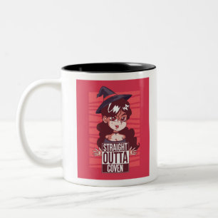 Caneca De Café Em Dois Tons Witch Outta Coven