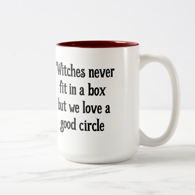 Caneca De Café Em Dois Tons Witchy Mug (Direita)