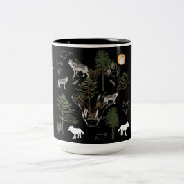 Caneca De Café Em Dois Tons Wolf Dream