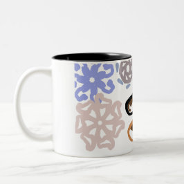 Caneca De Café Em Dois Tons Wolf winter love
