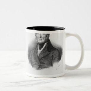 Caneca De Café Em Dois Tons Wolfgang Amedeus Mozart e Ferdinando Paer