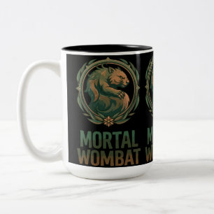 Caneca De Café Em Dois Tons Wombat Mortal