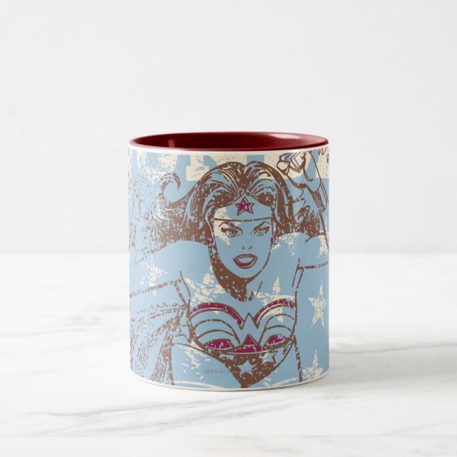Caneca De Café Em Dois Tons Wonder Pow (Centro)