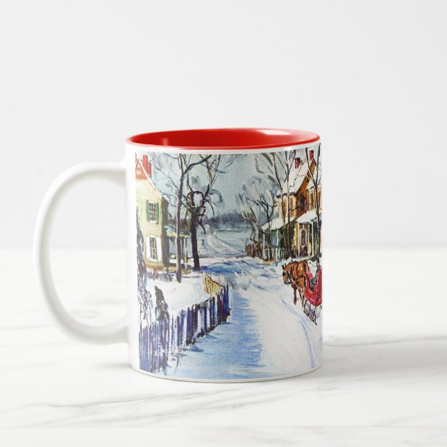 Caneca De Café Em Dois Tons Wonderland (Esquerda)