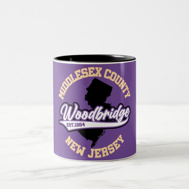 Caneca De Café Em Dois Tons Woodbridge, Nova Jersey (Centro)