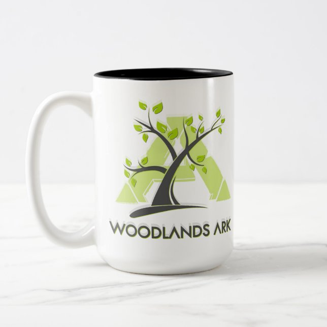 Caneca De Café Em Dois Tons WoodlandsARK Mug (Esquerda)