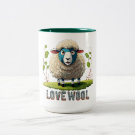 Caneca De Café Em Dois Tons Wool