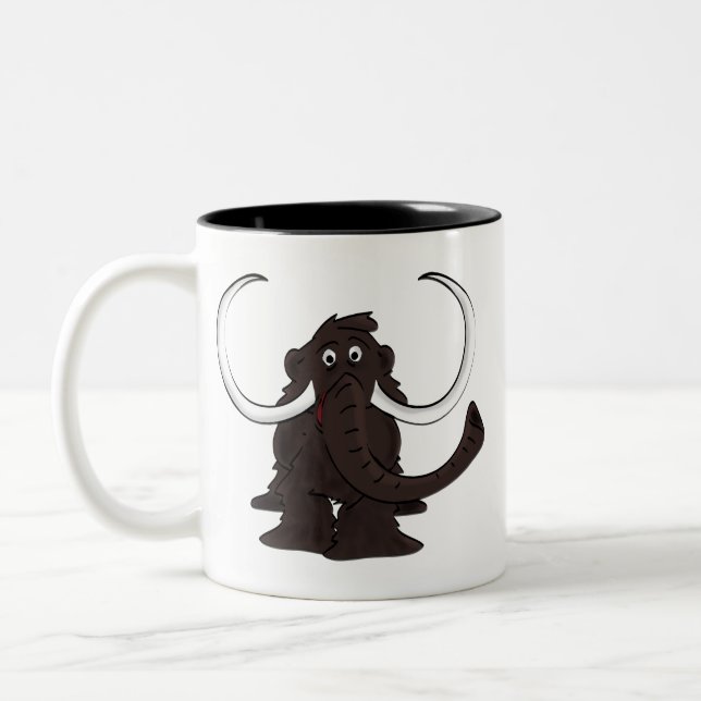 Caneca De Café Em Dois Tons Wooly Mammoth Mug (Esquerda)