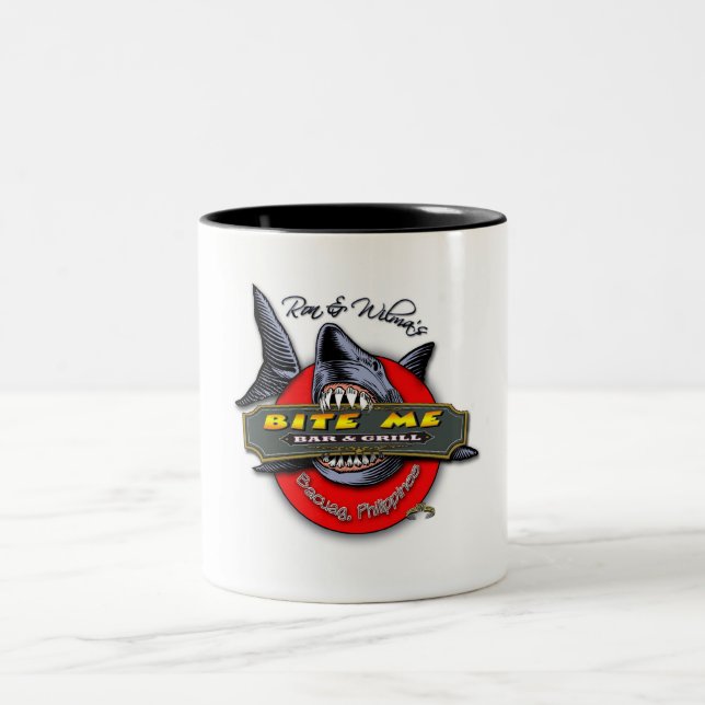 CANECA DE CAFÉ EM DOIS TONS WORKING-SHARK-LOGO (Centro)