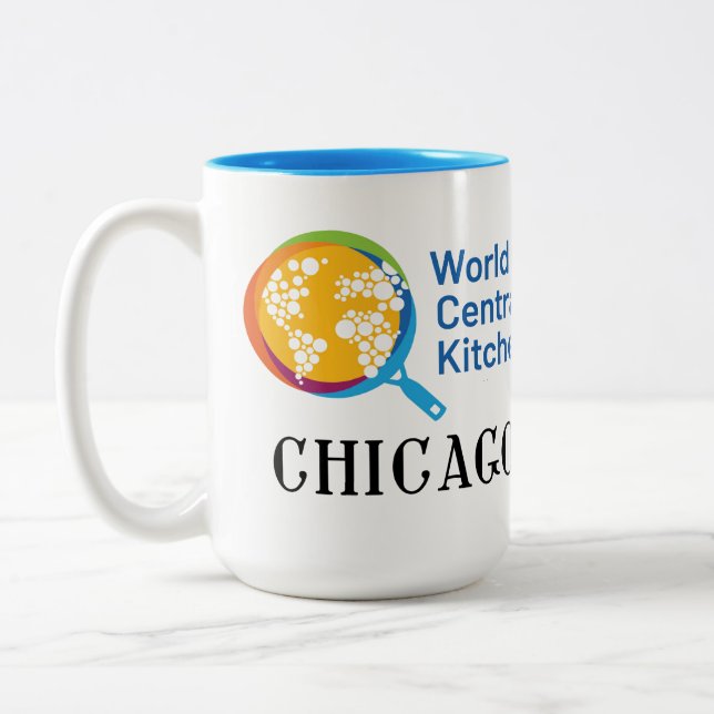 Caneca De Café Em Dois Tons World Central Kitchen - Chicago (Esquerda)