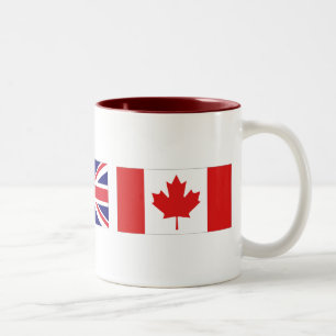 Caneca De Café Em Dois Tons World Flag Mug