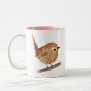 Caneca De Café Em Dois Tons Wren Bird