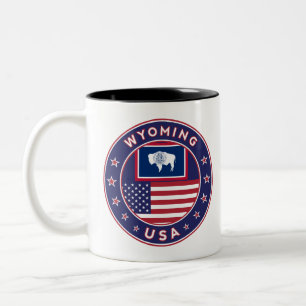 Caneca De Café Em Dois Tons Wyoming