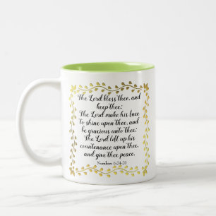 Caneca De Café Em Dois Tons Xadrez