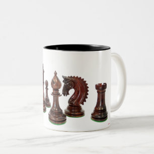 Caneca De Café Em Dois Tons Xadrez de Mug de Dois Tons
