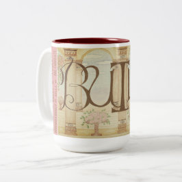 Caneca De Café Em Dois Tons Xarope de café