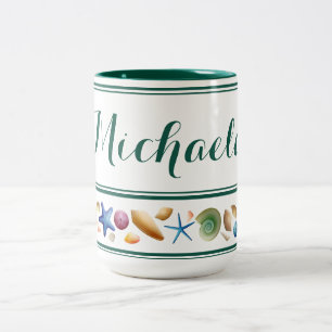 Caneca De Café Em Dois Tons Xarope de café de dois tons