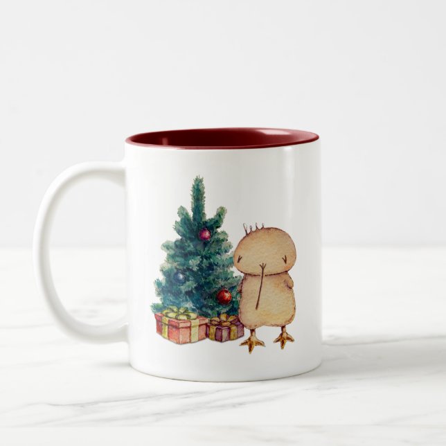 Caneca De Café Em Dois Tons Xmas Kwii, o beija-flor (Esquerda)