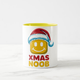 Caneca De Café Em Dois Tons Xmas Noob Roblox - Personalized Christmas  Funny  