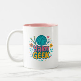 Caneca De Café Em Dois Tons Yarn Geek 