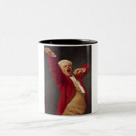 Caneca De Café Em Dois Tons Yawning Man (autorretrato) (por Joseph Ducreux)